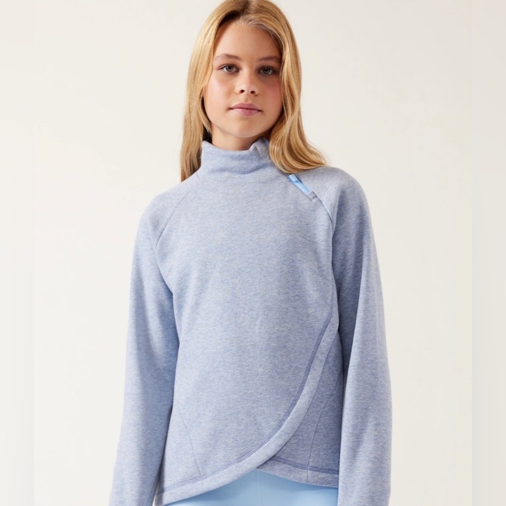 Athleta Girl Light Blue Crazy Cozy Wrap 2.0